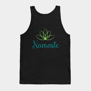 Namaste Yoga Lotus Mom Gift Tank Top